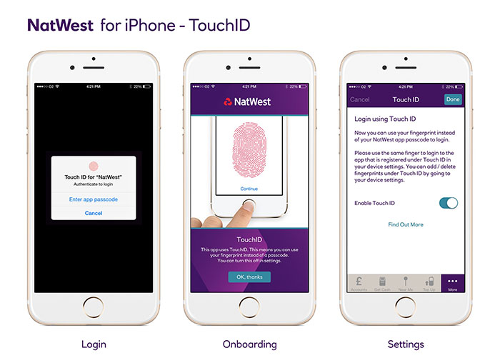 ứng dụng natwest touchid
