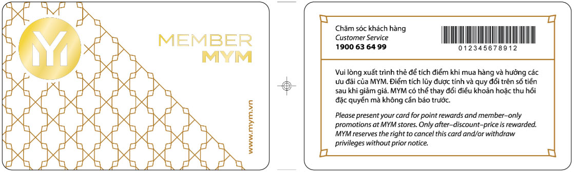 thẻ member mym