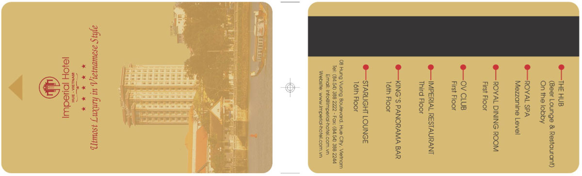 mẫu thẻ chìa khóa khách sạn imperial