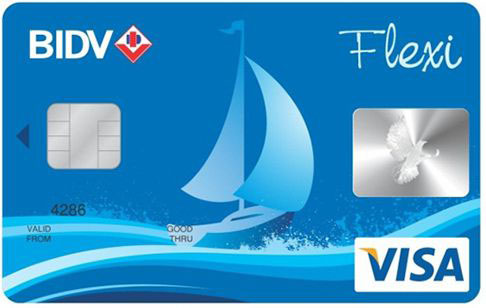 thẻ tín dụng visa bidv flexi