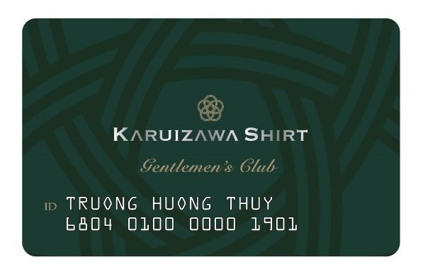 thẻ khách hàng Karuizawa Shirt