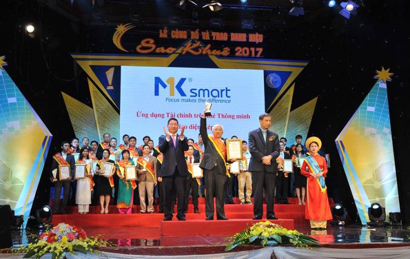 mksmart nhận sao khuê 2017