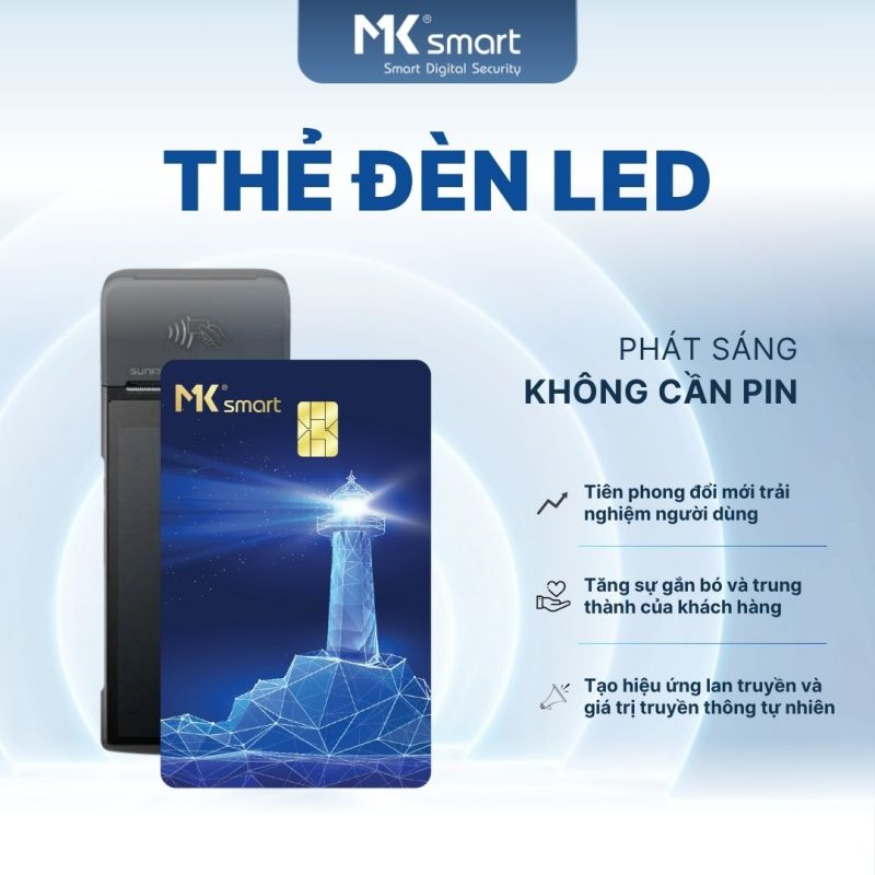Thẻ đèn LED - Phát sáng không cần pin.