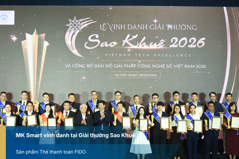 MK Smart vinh danh tại Giải thưởng Sao Khuê 2026